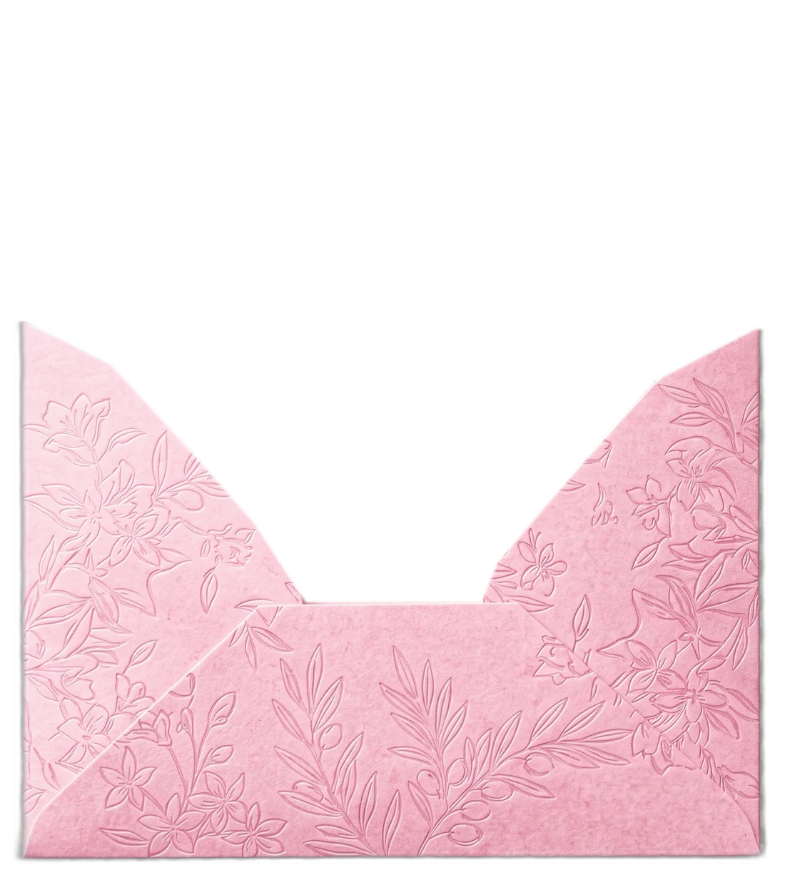 Opened envelope with the invitation card